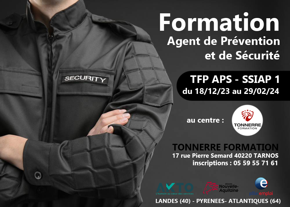 agent de sécurité formation