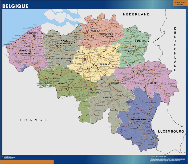 wallonie carte